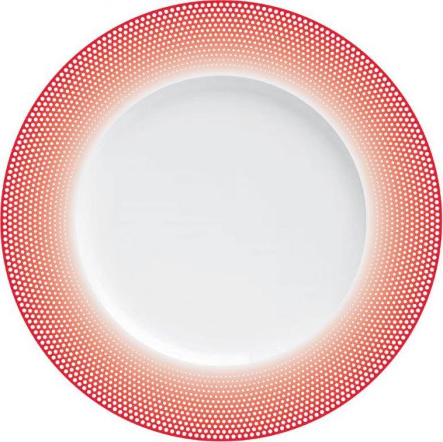 Ριχό Πιάτο σειράς Bonito σε χρώμα κόκκινο της εταιρίας Cryspo Trio 