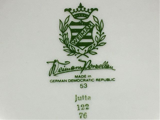 Πιάτo-Πιατάκι εργοστασίου Weimar