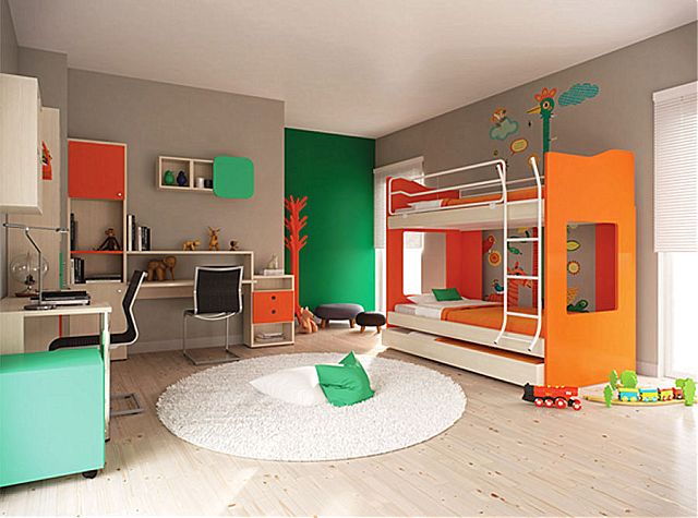 Παιδικό-Εφηβικό δωμάτιο alfaset Κουκέτα Tetra -Κουκέτα Tetra 1