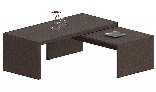 Τραπεζάκι σαλονιού Soxo σε σκούρο δρυ