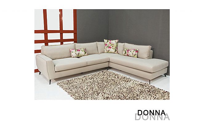 Καναπές γωνιακός Sofa And Style Donna-Donna