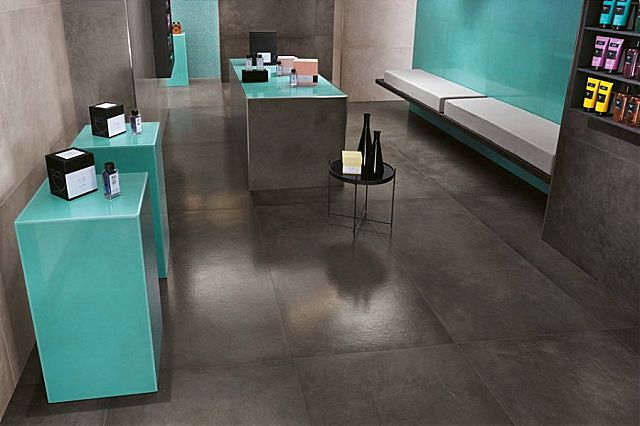 Πρόταση σε πλακάκια για αίθουσα έκθεσης εμπορευμάτων της συλλογής Dwell