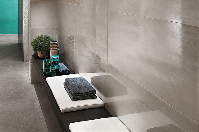 Πρόταση σε πλακάκια σε αίθουσα spa της συλλογής Dwell