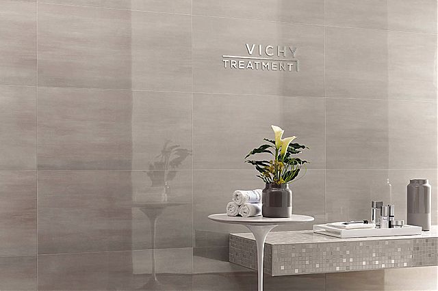 Πρόταση σε πλακάκια για χώρους υποδοχής spa της συλλογής Mark