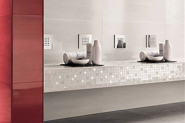 Πρόταση σε πλακάκια για χώρους υποδοχής spa της συλλογής Mark