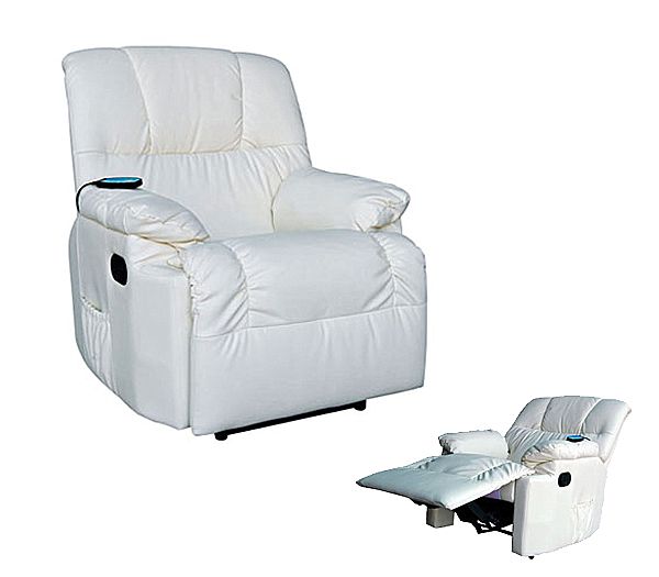  - Πολυθρόνα Massage Com (σε λευκό).