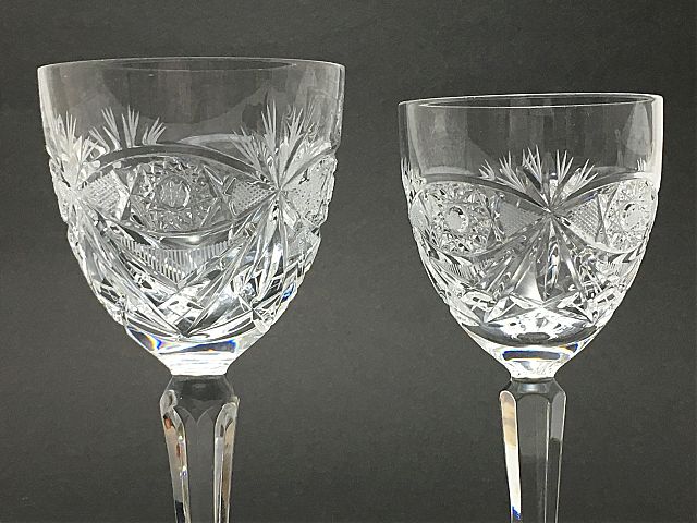 Σερβίτσιο ποτηριών εργοστασίου Bohemia Cristal