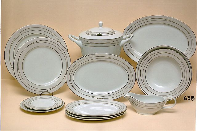 Σερβίτσιο πιάτων-φαγητού εργοστασίου Christinholm Porcelaine Exclusive Edition