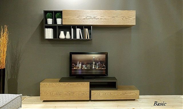 Συνθέση τοίχου σαλονιού Sofa And Style Basic-Basic