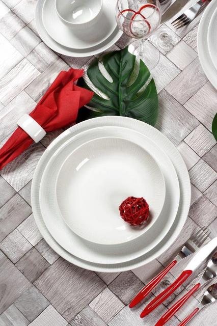 Σερβίτσιο πιάτων-φαγητού εργοστασίου Cryspo Trio