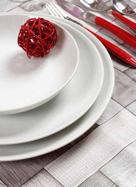 Σερβίτσιο πιάτων-φαγητού εργοστασίου Cryspo Trio