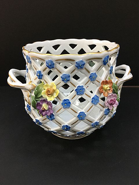 Κουπ διακοσμητικό εργοστασίου Dresden Porzellan manufaktur