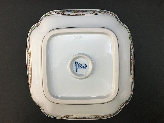 Κουπ διακοσμητικό εργοστασίου Dresden Porzellan manufaktur