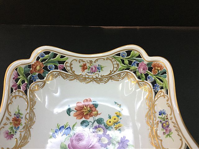 Κουπ διακοσμητικό εργοστασίου Dresden Porzellan manufaktur