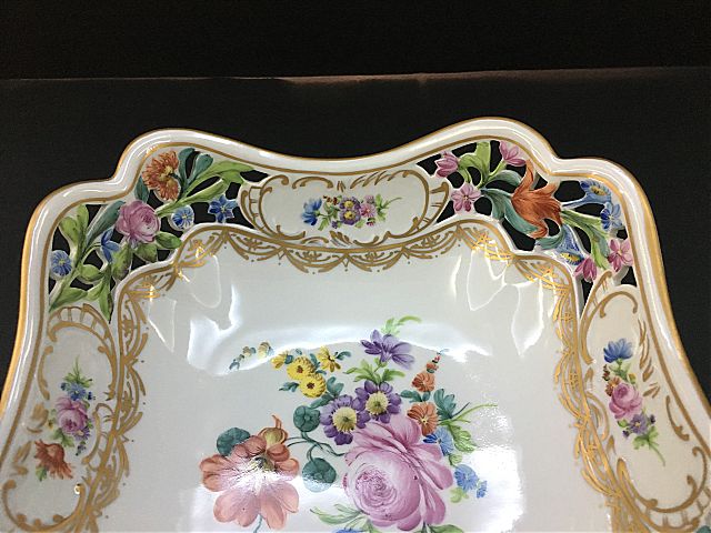 Κουπ διακοσμητικό εργοστασίου Dresden Porzellan manufaktur