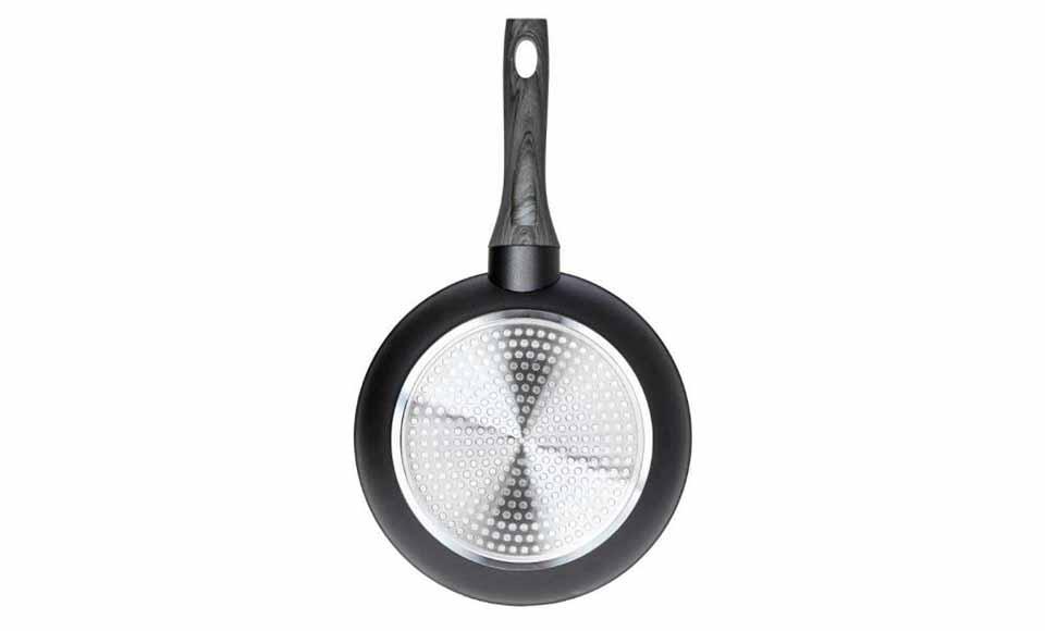 Πίσω όψη   τηγανιού σειράς  Granite της εταιρείας Cryspo trio 